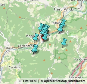 Mappa Via Caduti della Creda, 40030 Grizzana Morandi BO, Italia (0.88947)