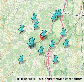 Mappa Via Caduti della Creda, 40030 Grizzana Morandi BO, Italia (6.98294)