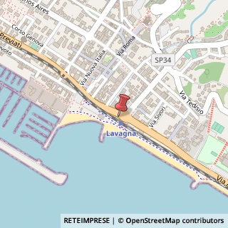 Mappa Via XXIV Aprile, 174, 16033 Lavagna, Genova (Liguria)