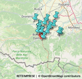 Mappa Strada Piansottano, 12017 Robilante CN, Italia (9.05824)