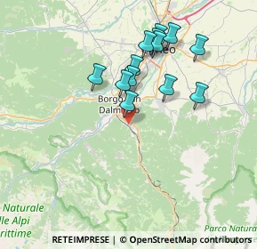 Mappa Strada Piansottano, 12017 Robilante CN, Italia (6.82923)