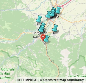 Mappa Strada Piansottano, 12017 Robilante CN, Italia (6.39063)