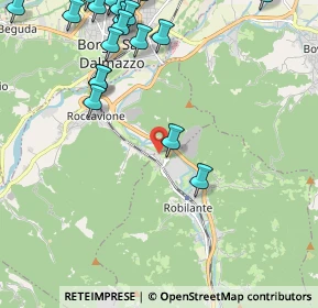 Mappa Strada Piansottano, 12017 Robilante CN, Italia (2.9765)
