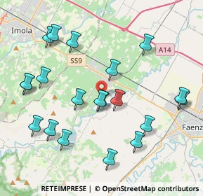 Mappa Via Biancanigo, 48014 Biancanigo RA, Italia (4.445)