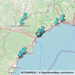 Mappa Via Giovanni Servettaz, 17100 Savona SV, Italia (14.698)