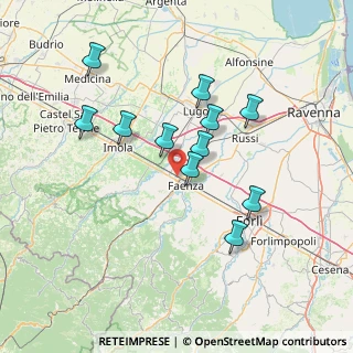 Mappa Via G. Finali, 48018 Faenza RA, Italia (13.32818)