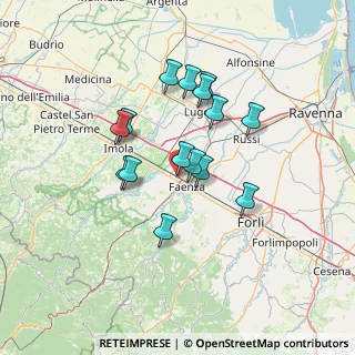 Mappa Via G. Finali, 48018 Faenza RA, Italia (11.54733)