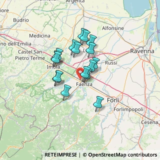 Mappa Via G. Finali, 48018 Faenza RA, Italia (10.45529)