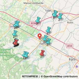 Mappa Via G. Finali, 48018 Faenza RA, Italia (9.93)
