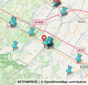 Mappa Via G. Finali, 48018 Faenza RA, Italia (9.443)