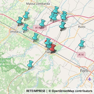 Mappa Via Marcello Malpighi, 48018 Faenza RA, Italia (8.19)