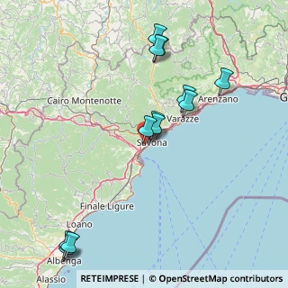 Mappa Via Altobelli Argentina, 17100 Savona SV, Italia (17.78333)