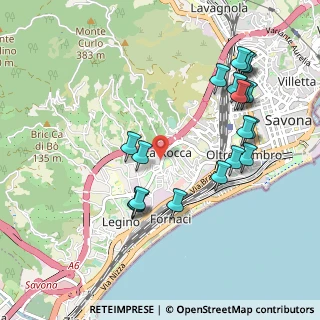 Mappa Via Altobelli Argentina, 17100 Savona SV, Italia (1.0945)