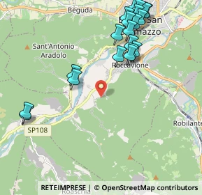 Mappa Via Tetto Gian di Dio, 12018 Roccavione CN, Italia (2.4525)