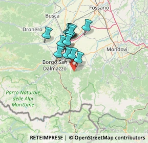 Mappa Unnamed Road, 12016 Peveragno CN, Italia (11.11)