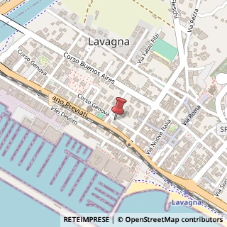 Mappa Corso Genova, 87, 16033 Lavagna, Genova (Liguria)