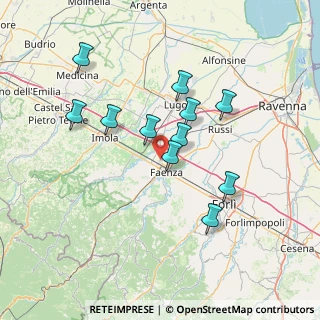 Mappa Via Convertite, 48018 Faenza RA, Italia (13.08727)