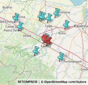 Mappa Via Convertite, 48018 Faenza RA, Italia (12.69385)