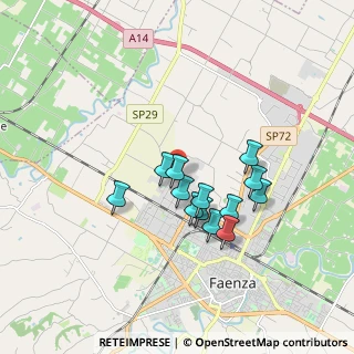 Mappa Via Convertite, 48018 Faenza RA, Italia (1.43846)