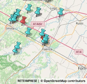 Mappa Via Convertite, 48018 Faenza RA, Italia (9.655)