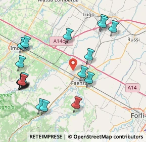 Mappa Via Convertite, 48018 Faenza RA, Italia (10.13)
