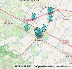 Mappa Via Convertite, 48018 Faenza RA, Italia (4.44727)