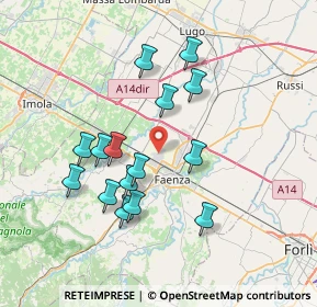 Mappa Via Convertite, 48018 Faenza RA, Italia (6.834)