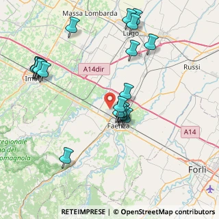 Mappa Via Convertite, 48018 Faenza RA, Italia (8.8475)