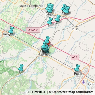 Mappa Via Nove, 48018 Faenza RA, Italia (9.0425)