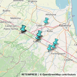 Mappa Via Nove, 48018 Faenza RA, Italia (11.40385)