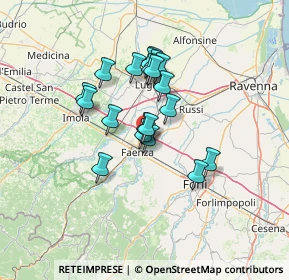 Mappa Via Nove, 48018 Faenza RA, Italia (10.4055)