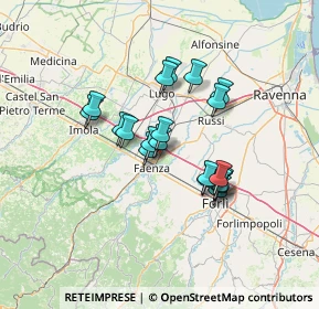 Mappa Via Nove, 48018 Faenza RA, Italia (10.777)