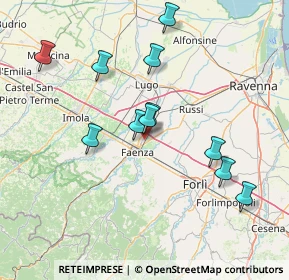 Mappa Via Nove, 48018 Faenza RA, Italia (14.58909)