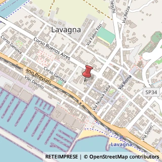 Mappa Via XX Settembre, 70, 16033 Lavagna, Genova (Liguria)