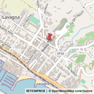Mappa Via Roma, 95, 16033 Lavagna, Genova (Liguria)