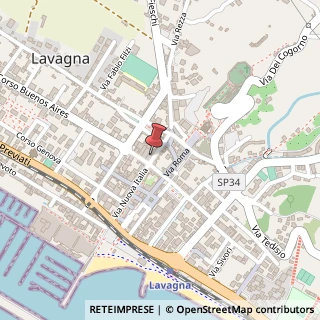 Mappa Via Nuova Italia, 113, 16033 Lavagna, Genova (Liguria)