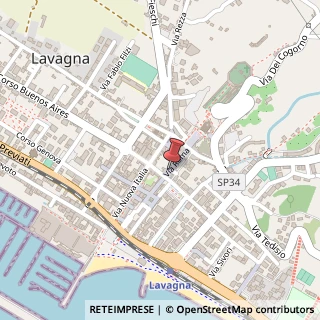 Mappa Via Roma, 78, 16033 Lavagna, Genova (Liguria)