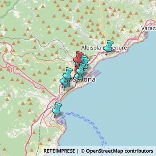 Mappa Via Don Giovanni Minzoni, 17100 Savona SV, Italia (1.79273)