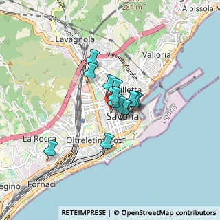 Mappa Via Agostino Monti, 17100 Savona SV, Italia (0.47714)