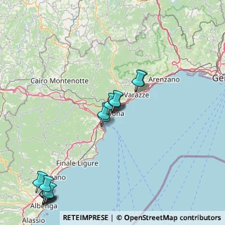 Mappa Via Francesco Spinola, 17100 Savona SV, Italia (20.08571)