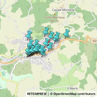 Mappa Via P. Giardini, 41023 Lama Mocogno MO, Italia (0.33462)