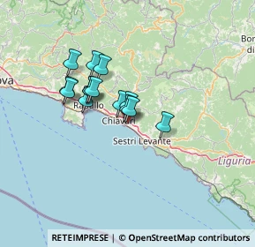 Mappa Via Santa Giulia, 16033 Lavagna GE, Italia (9.78571)