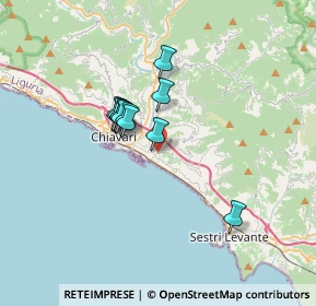 Mappa Via Santa Giulia, 16033 Lavagna GE, Italia (2.48273)