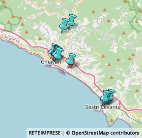Mappa Via Santa Giulia, 16033 Lavagna GE, Italia (3.34538)