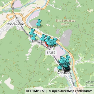 Mappa Area artigianale Tetto Pedrin, 12018 Roccavione CN, Italia (1.07143)