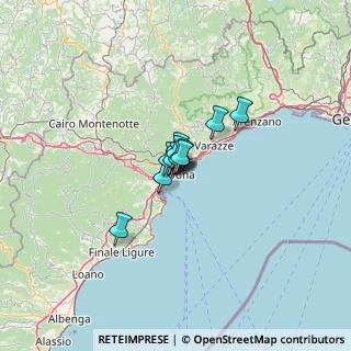 Mappa Via Lorenzo Giacchero, 17100 Savona SV, Italia (5.07727)