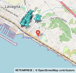 Mappa Via Bacigalupo, 16033 Lavagna GE, Italia (0.4735)