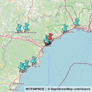 Mappa Via Giacchero snc, 17100 Savona SV, Italia (14.46692)