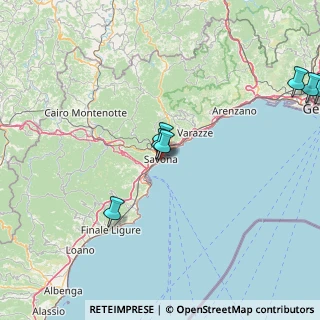 Mappa Via Giacchero snc, 17100 Savona SV, Italia (30.315)