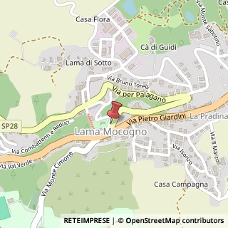 Mappa Via per Palagano, 1, 41023 Lama Mocogno, Modena (Emilia Romagna)